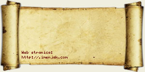 Vanja Bebić vizit kartica